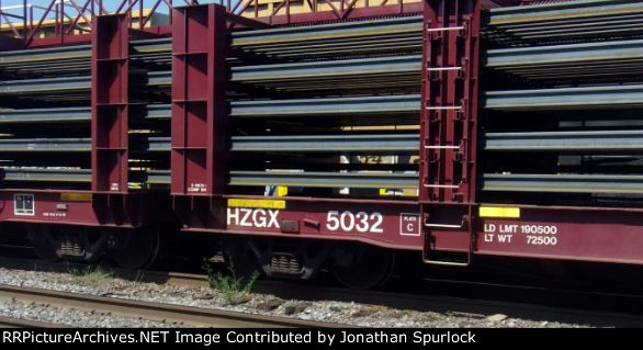 HZGX 5032, car number detail view